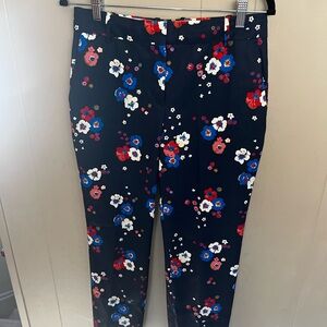 Tory Sport Navy Floral Print Pants